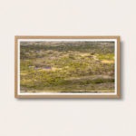 framed photo of 012 | green fields of Huayhuash | Peru